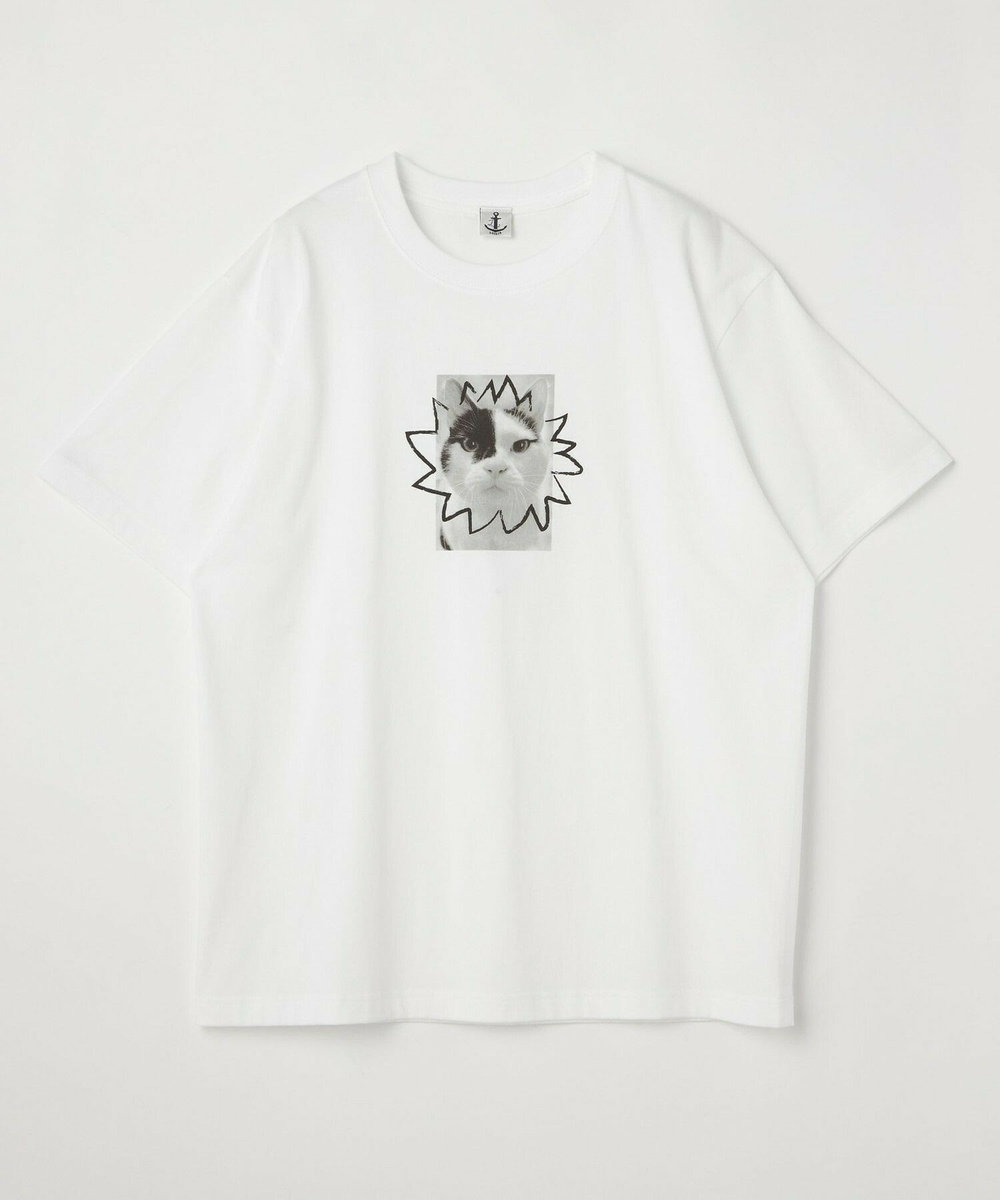 LOISIR えいたフォトT-シャツ ホワイト系その他