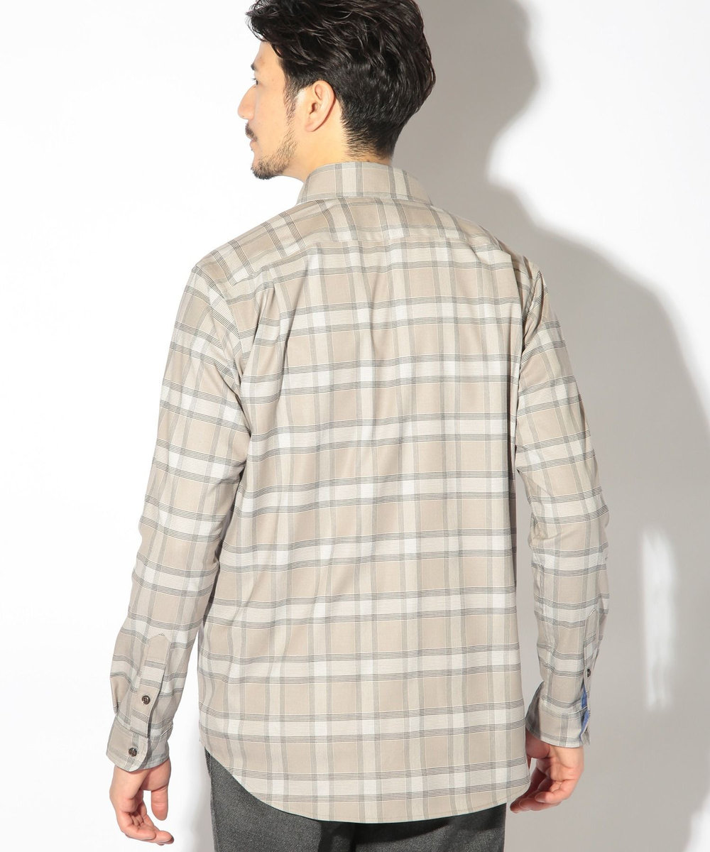 UNION STATION グレンプラッドチェックシャツ グレー系その他