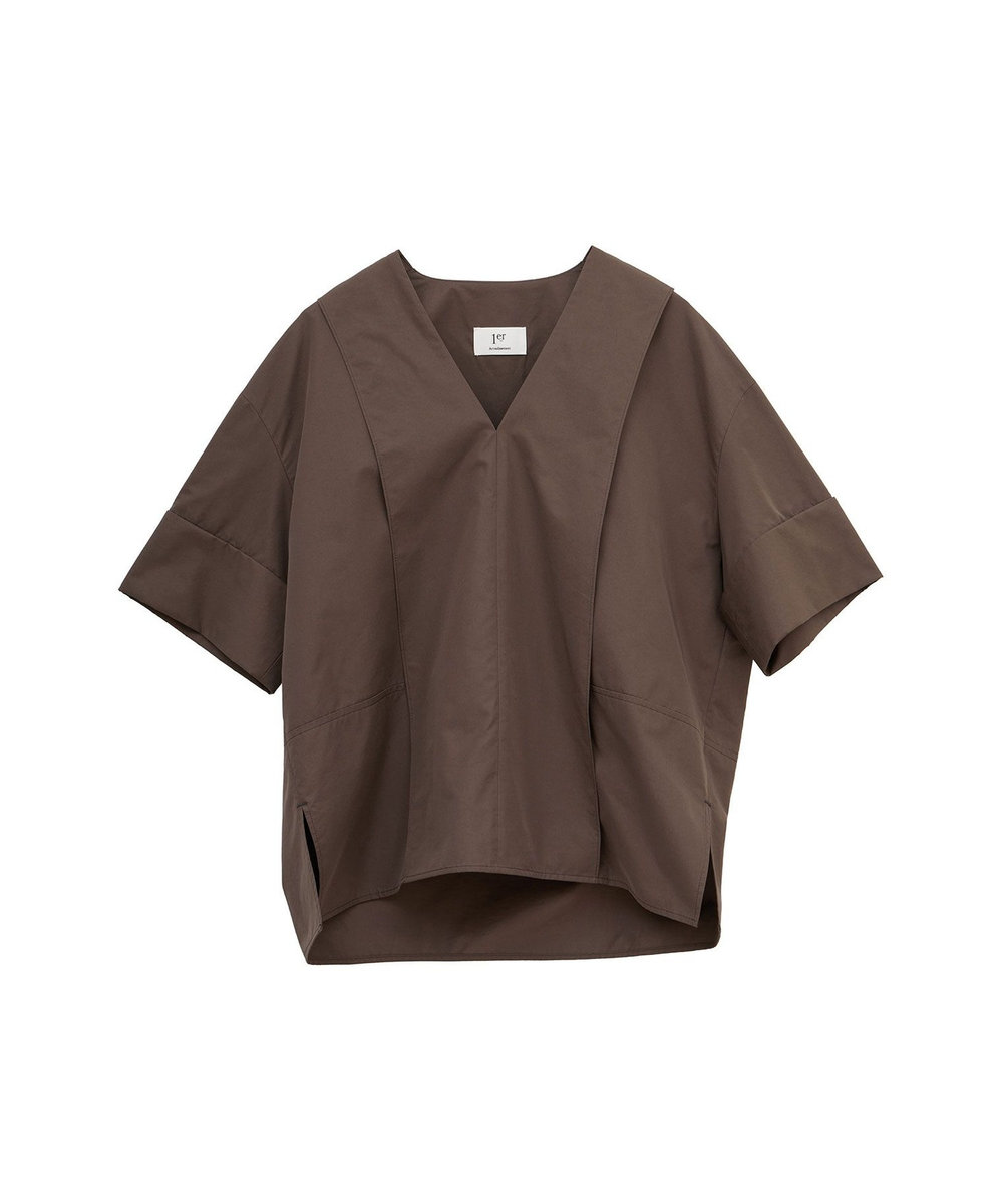 1er Arrondissement Vネックブラウス ブラウン