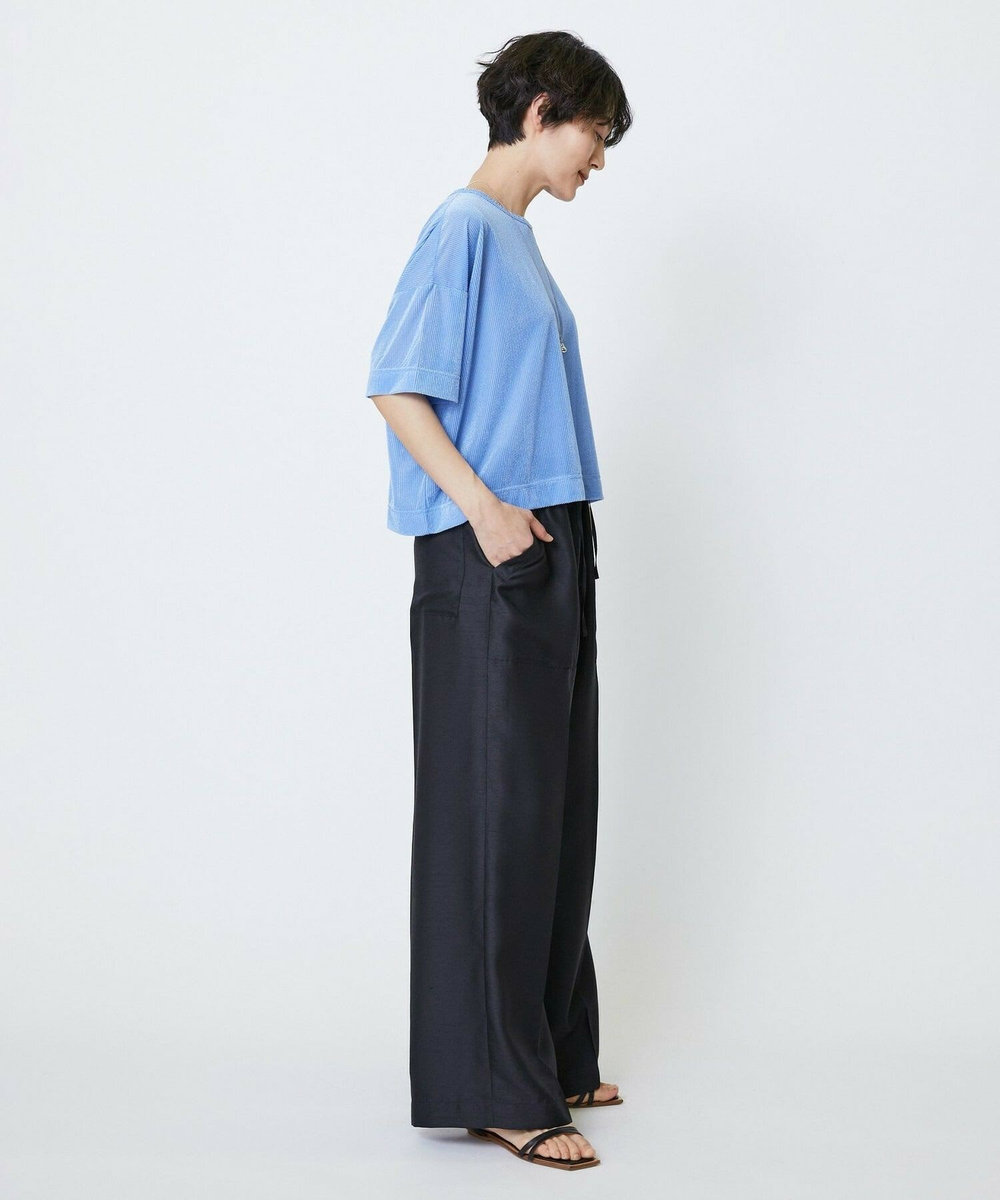 feerique feerique リヨセルパイルビッグTシャツ サックスブルー