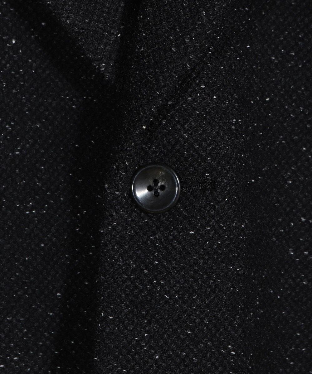 MEN'S BIGI シルクネップウール絡みジャケット ブラック