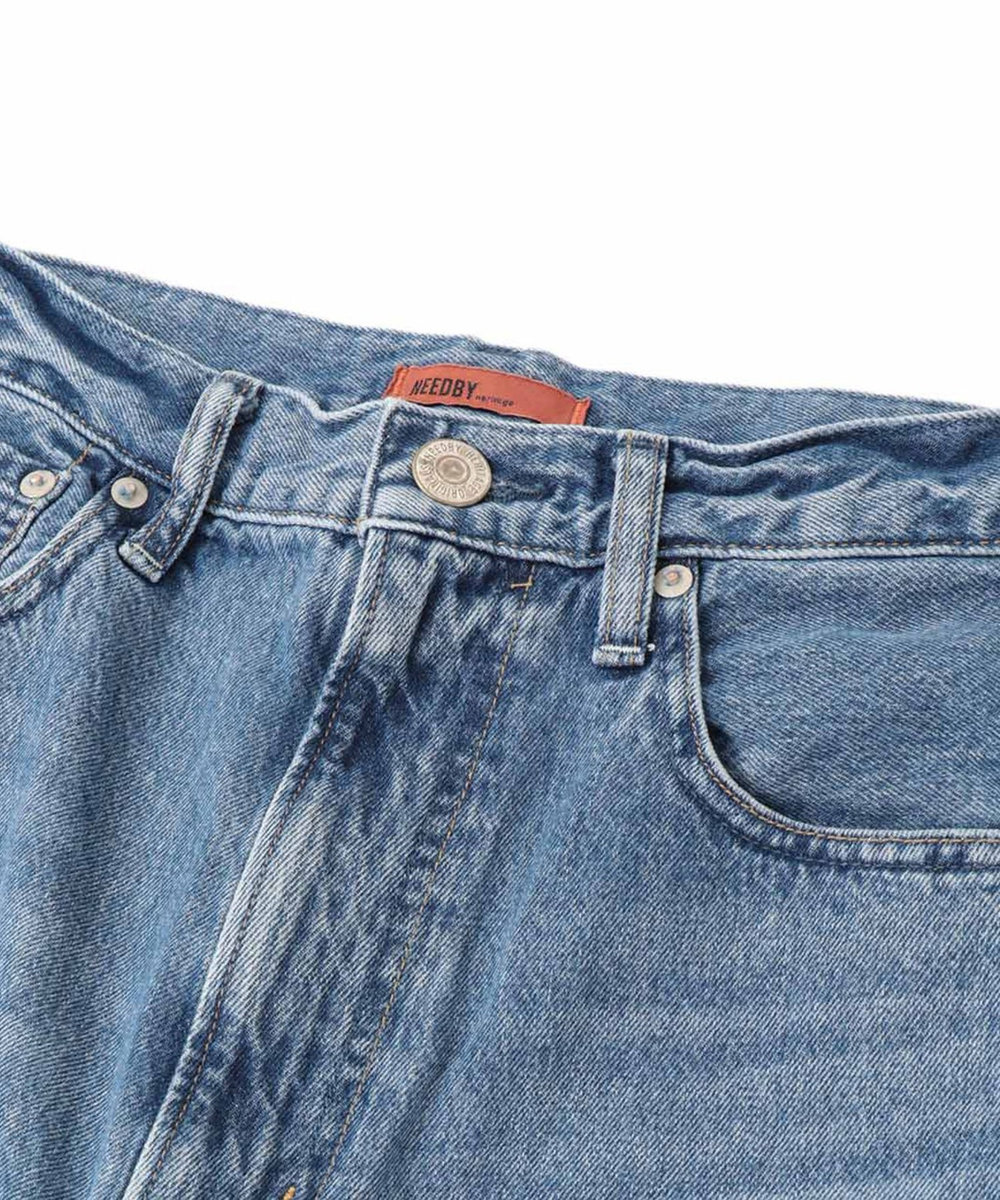 1er Arrondissement ＜NEEDBY heritage/ニードバイ ヘリテージ＞“KOH"別注デニムパンツ ブルー