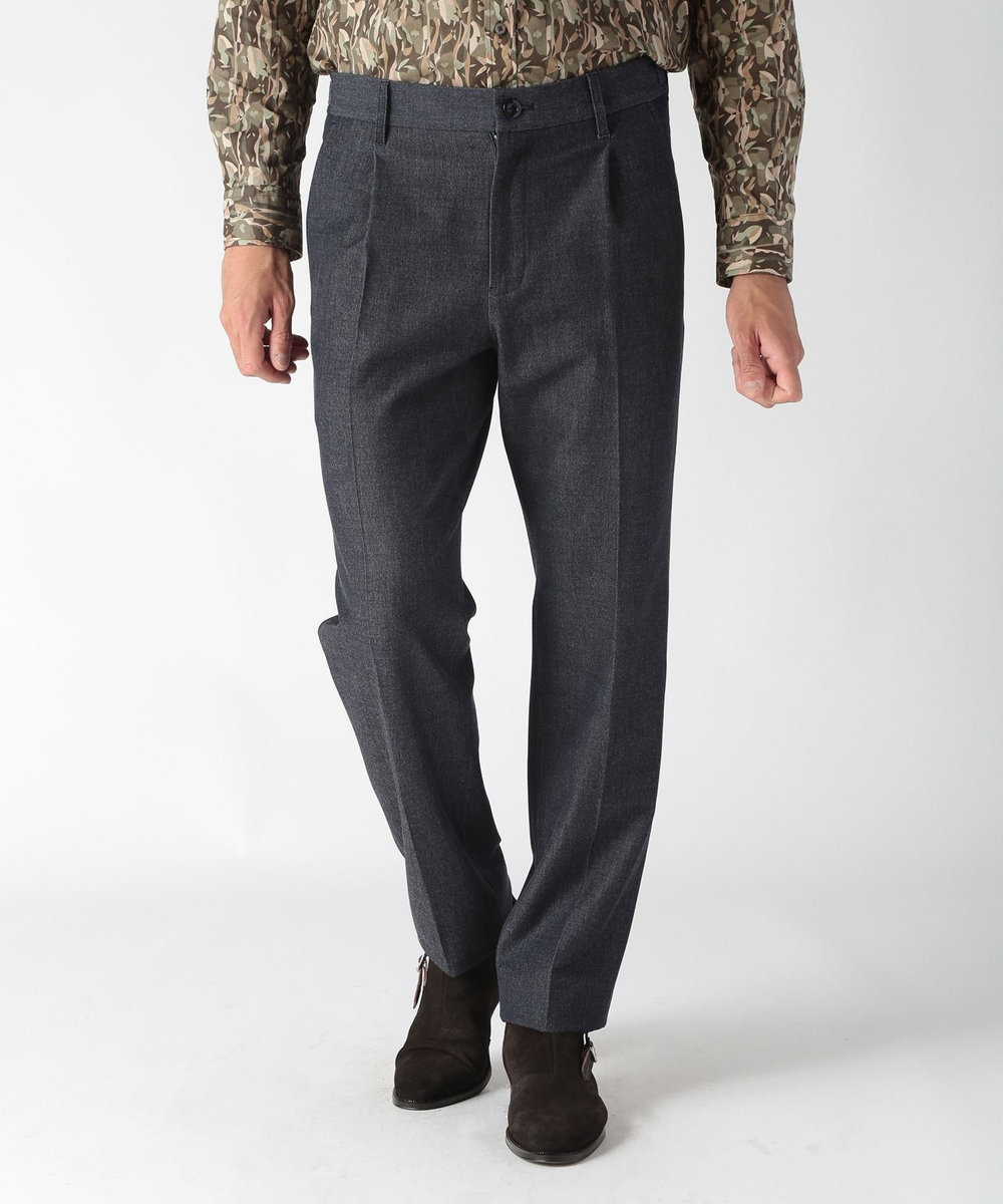MEN'S BIGI TRストレッチクリースパンツ ネイビー