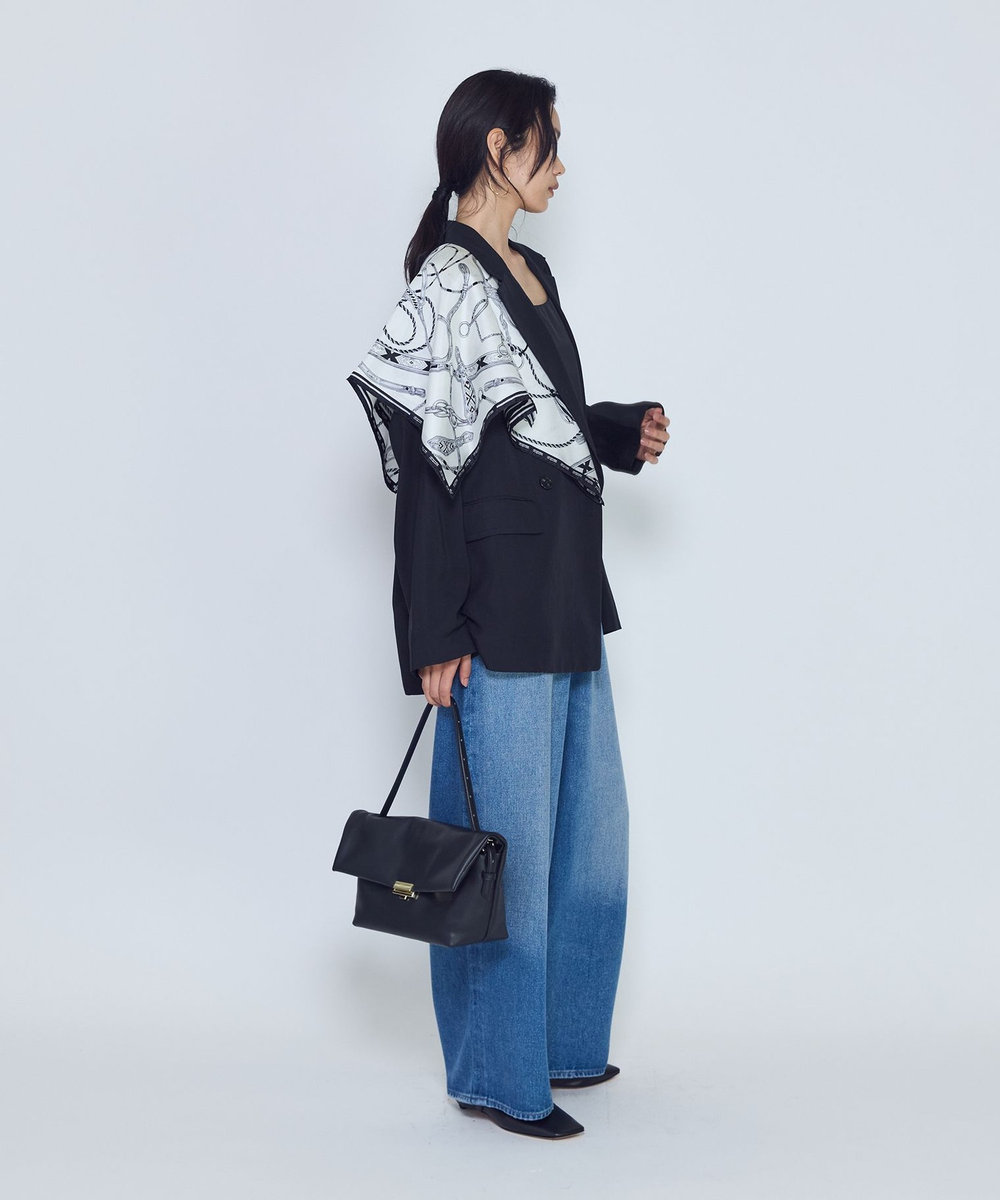 1er Arrondissement ＜manipuri (マニプリ)＞ネイティブビットスカーフ オフホワイト