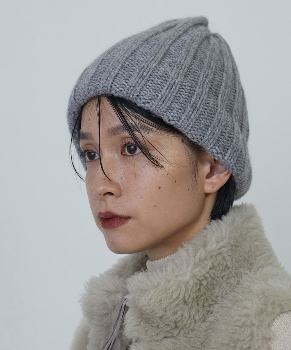 1er Arrondissement ＜KIJIMA TAKAYUKI (キジマ タカユキ)＞アルパカウールビーニー グレー