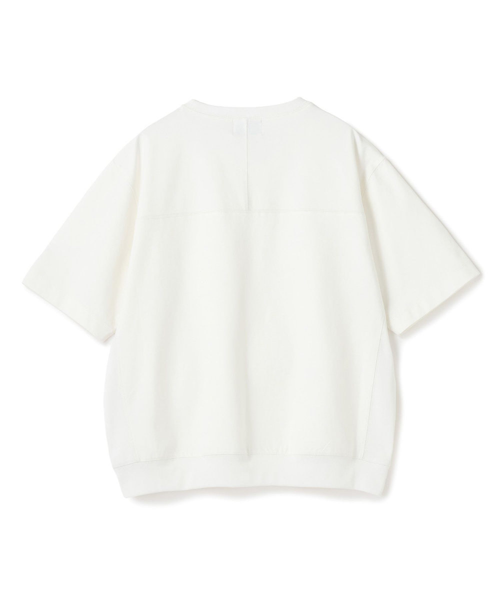 UNION STATION シルケットポンチリブコンビTシャツ＜ストレッチ・マシンウォッシャブル・接触冷感＞ ホワイト
