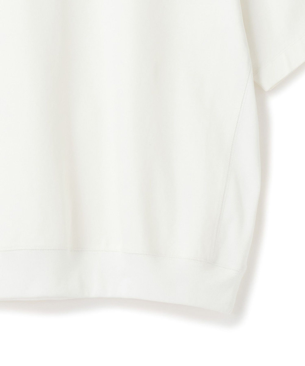 UNION STATION シルケットポンチリブコンビTシャツ＜ストレッチ・マシンウォッシャブル・接触冷感＞ ホワイト