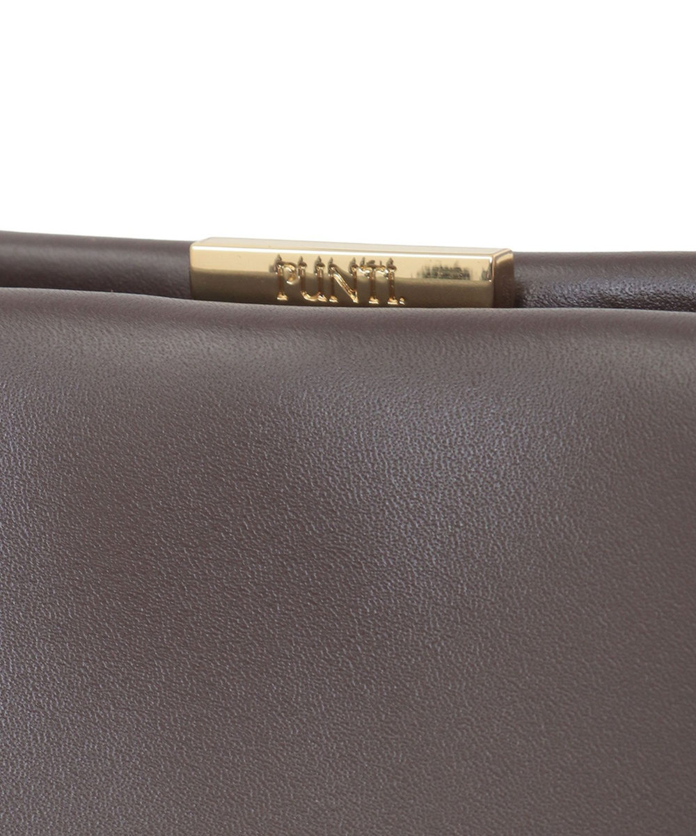 1er Arrondissement ＜PUNTI（プンティ）＞“PORTRAIT-ONE SHLD"ワンハンドルバッグ ブラウン