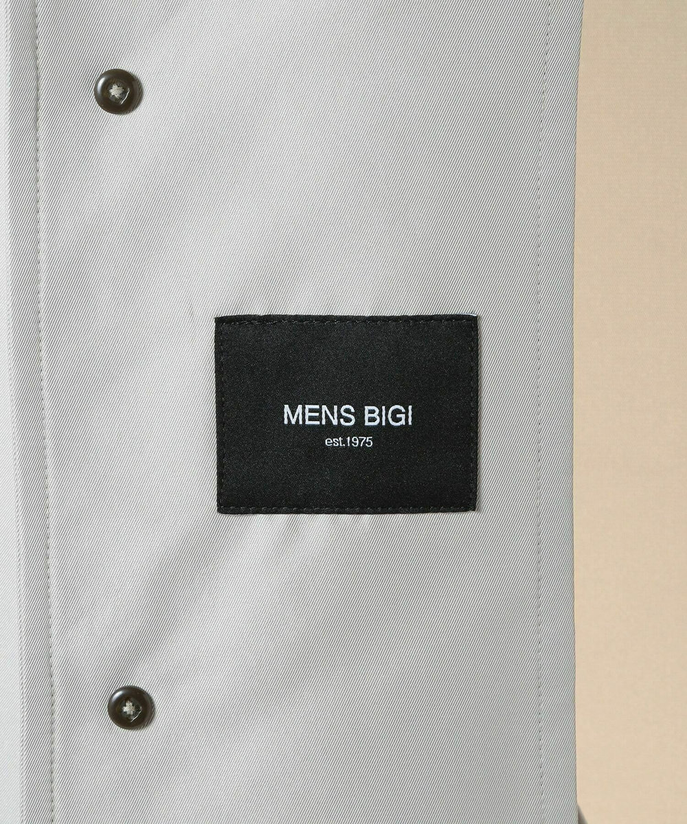 MEN'S BIGI シャンブレーツイルメモリースプリングコート オフホワイト