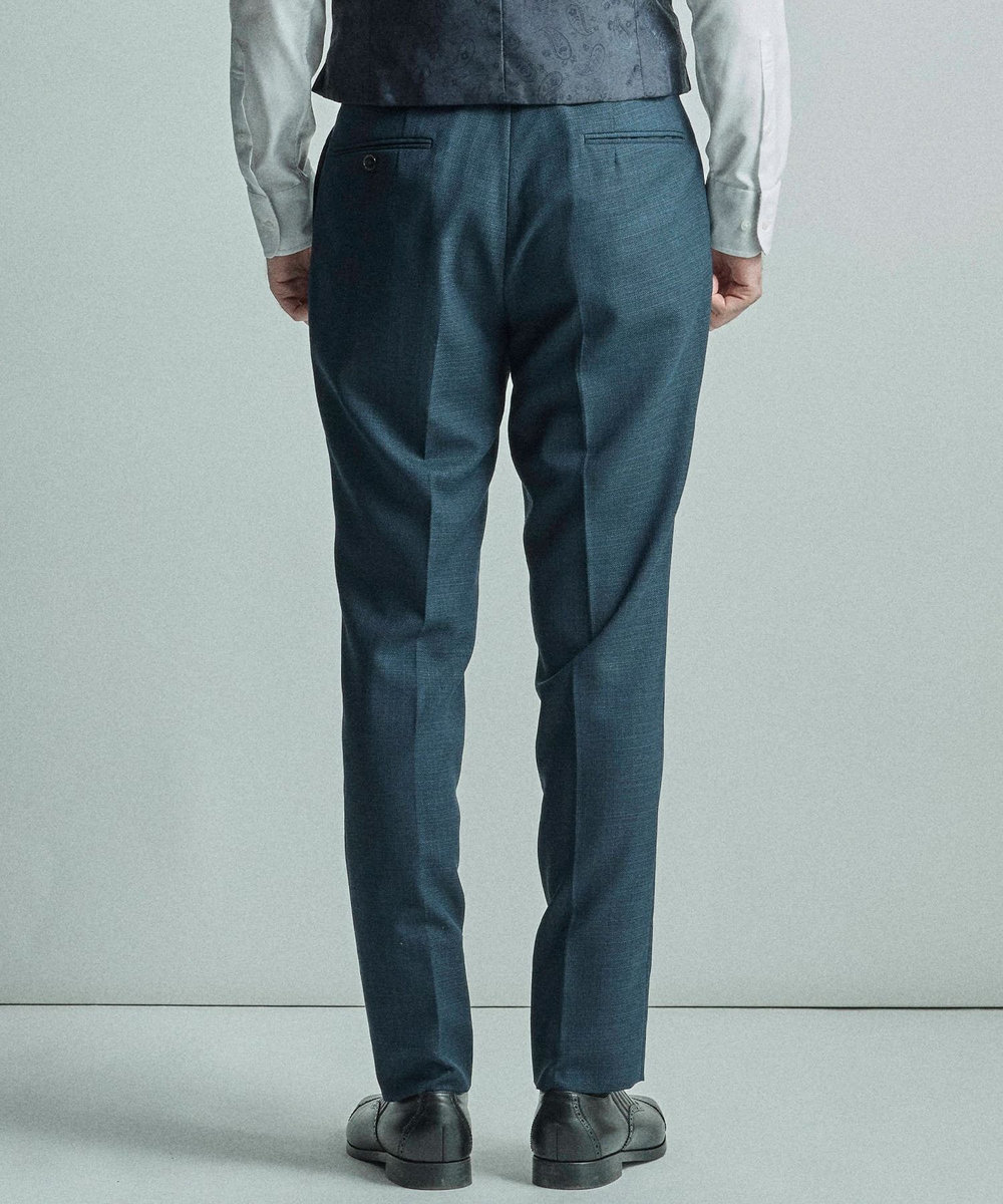 MEN'S BIGI ミックスヤーン/ホップサックスラックス グリーン