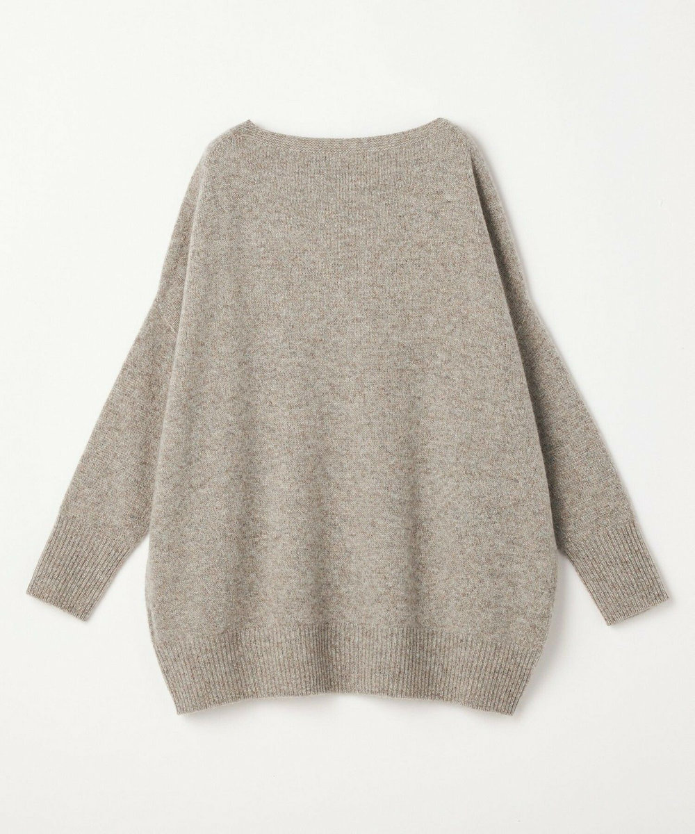 MOGA Lサイズ（大きいサイズ） 【大きいサイズ】クーマラムカシミヤボートネックニット ブラウン系その他