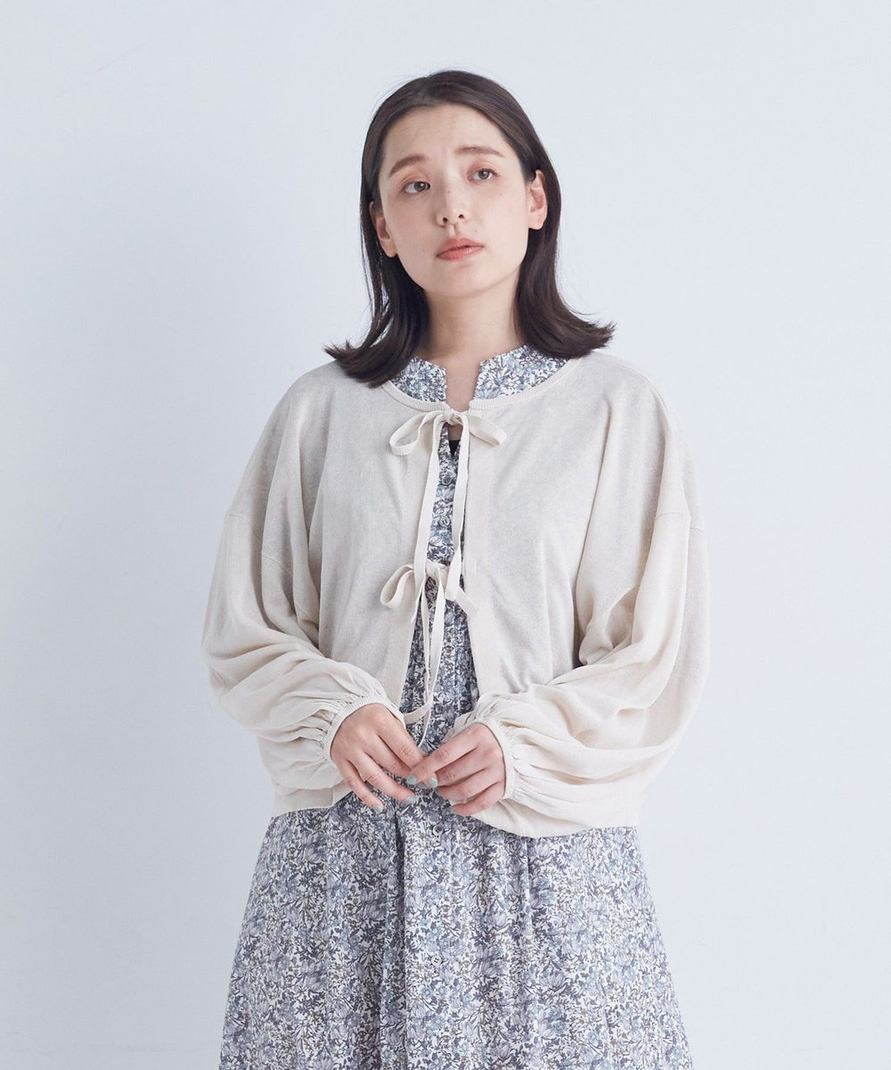ADIEU TRISTESSE KOYORI  2wayボレロカーディガン ベージュ
