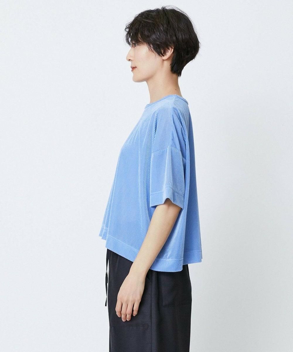 feerique feerique リヨセルパイルビッグTシャツ サックスブルー