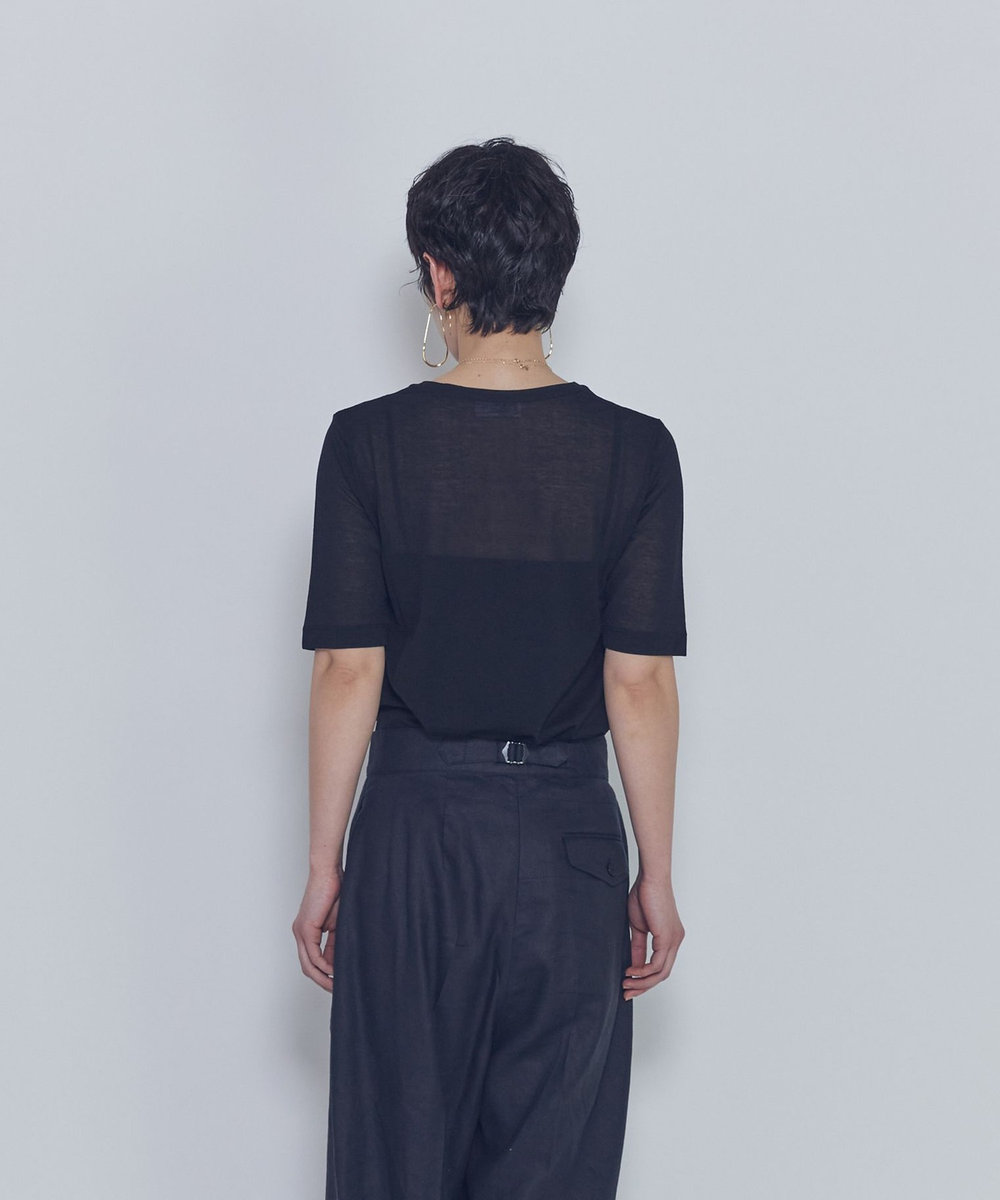 1er Arrondissement 【追加】シアーＴシャツ ブラック