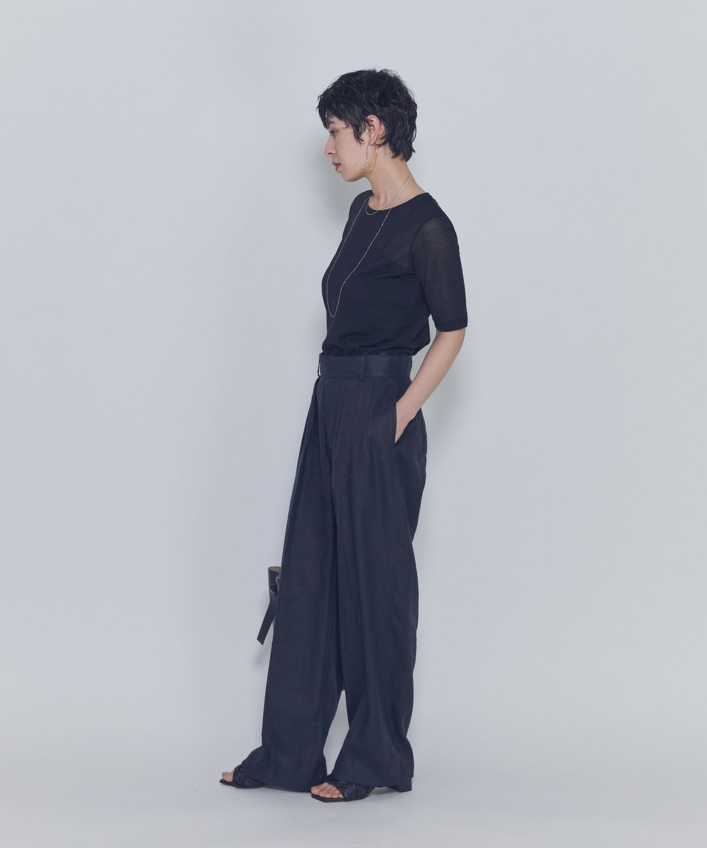 1er Arrondissement 【追加】シアーＴシャツ ブラック