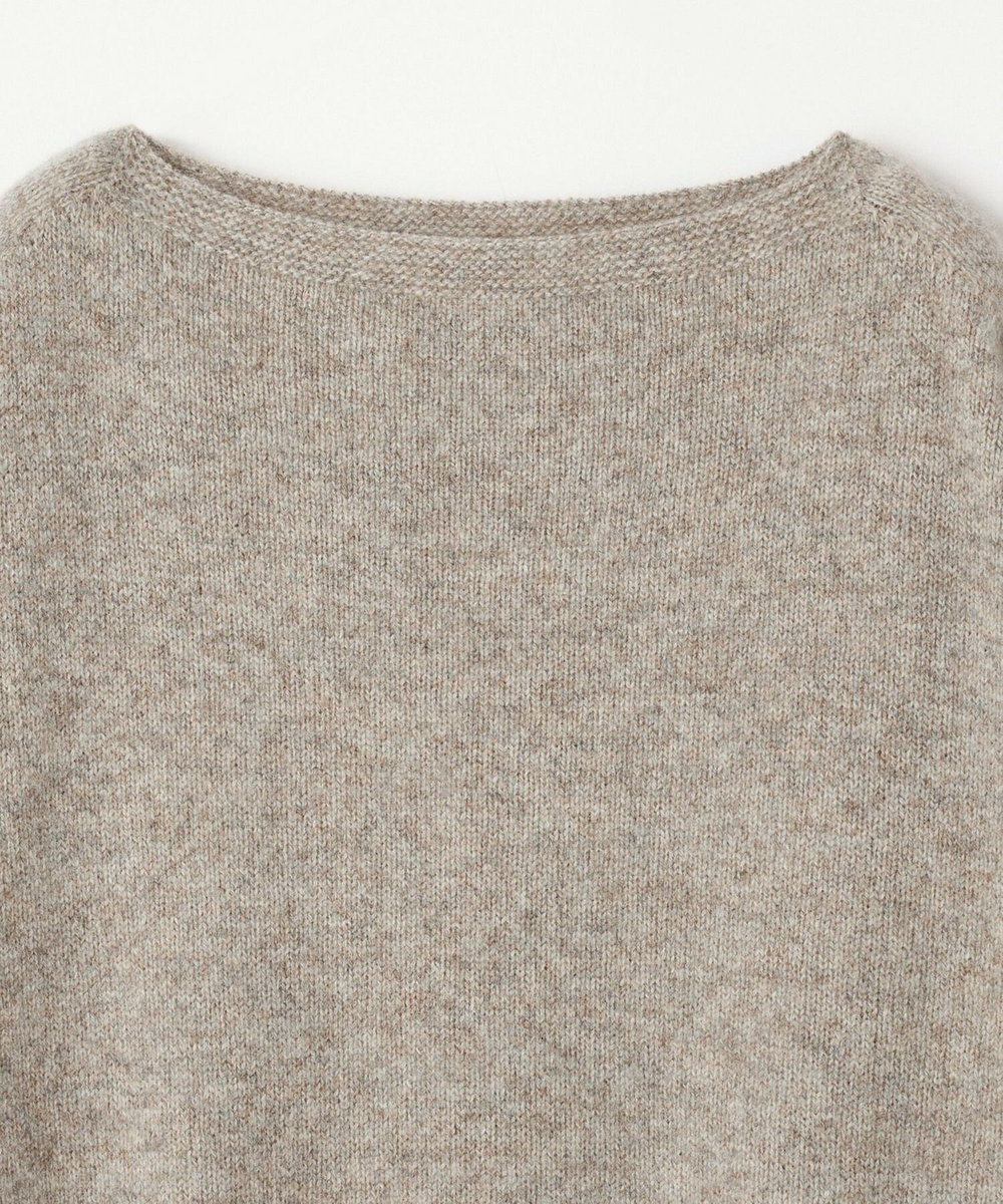 MOGA Lサイズ（大きいサイズ） 【大きいサイズ】クーマラムカシミヤボートネックニット ブラウン系その他