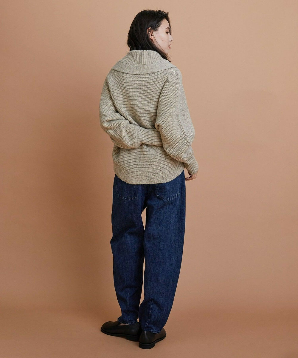 L'EQUIPE GREEN リサイクルコットンデニムパンツ インディゴブルー