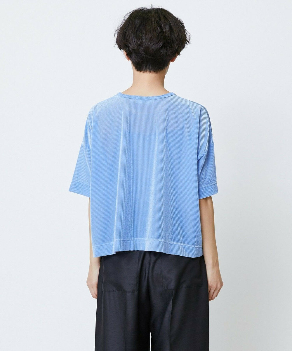 feerique feerique リヨセルパイルビッグTシャツ サックスブルー