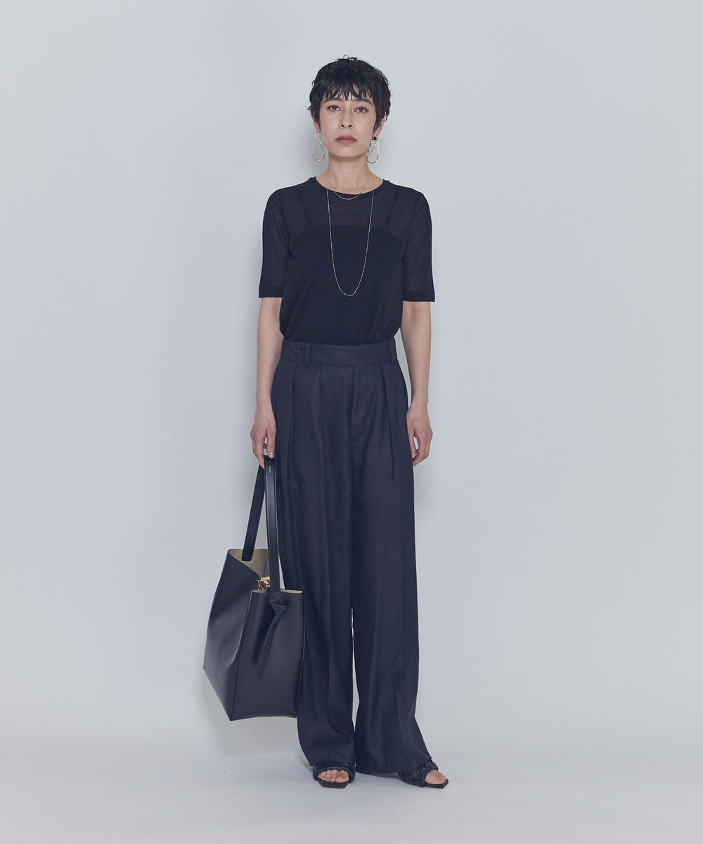 1er Arrondissement 【追加】シアーＴシャツ ブラック