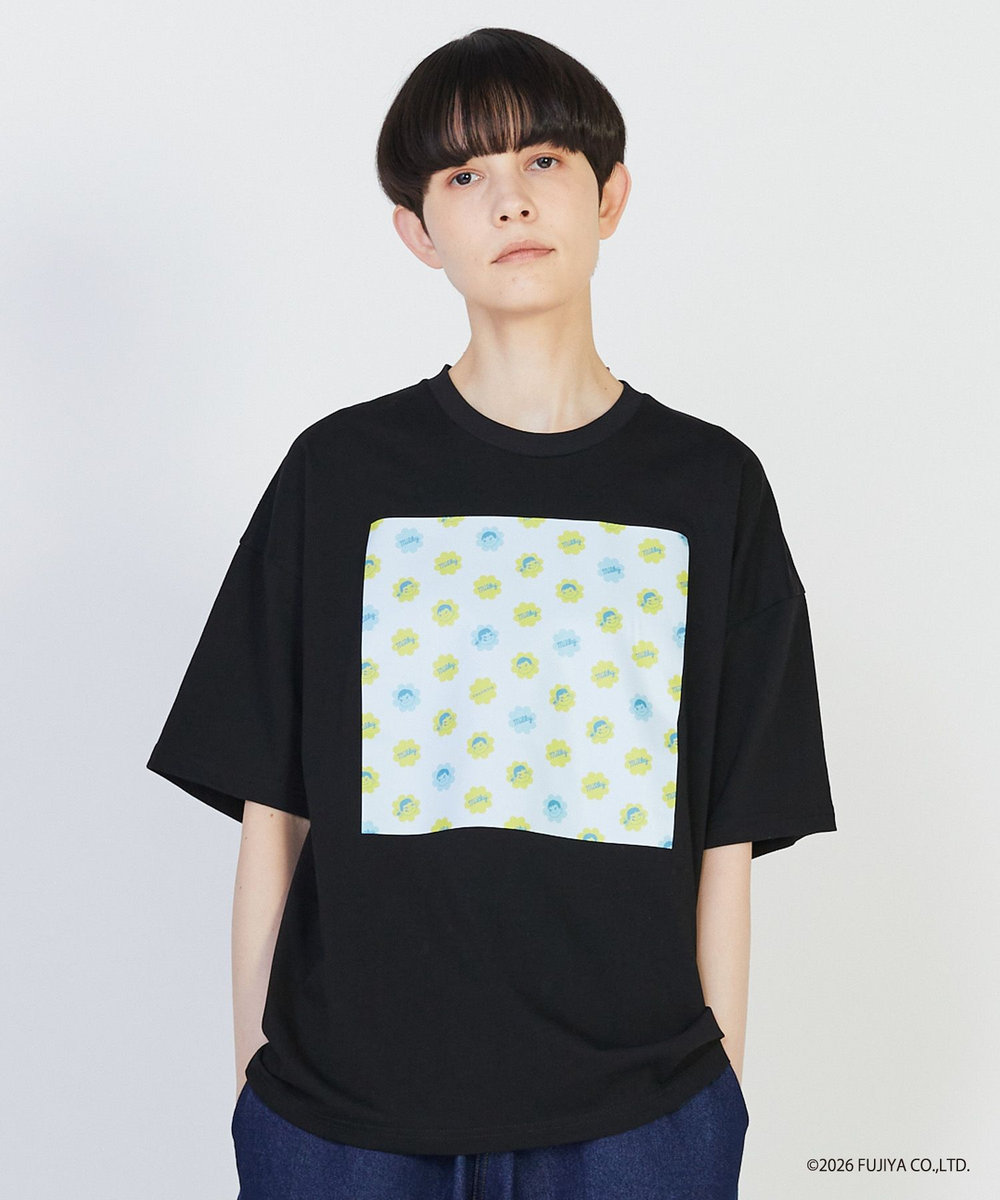FRAPBOIS ミルキー ボックスＴシャツ ブラック