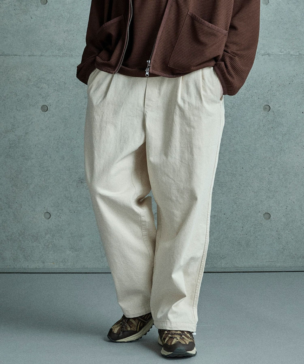 MEN'S BIGI スピンドルイージーパンツ ホワイト