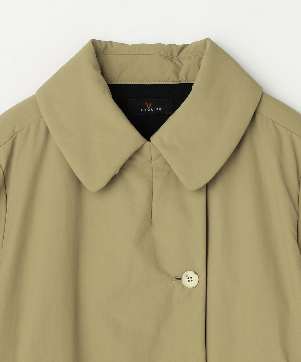 L'EQUIPE ナイロンワッシャー中綿コート ベージュ