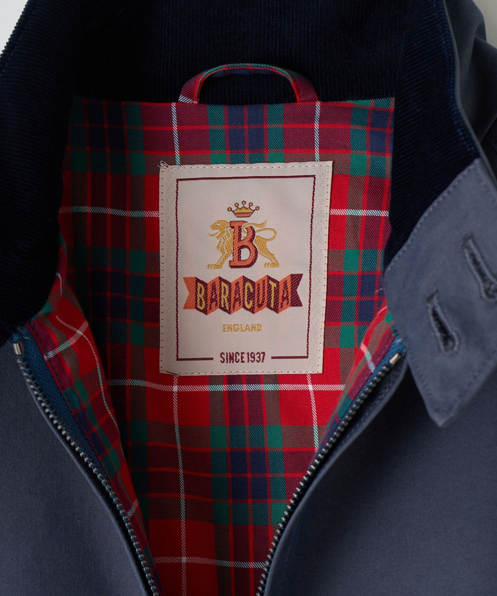 MEN'S BIGI BARACUTA G9 BOX JACKET ネイビー