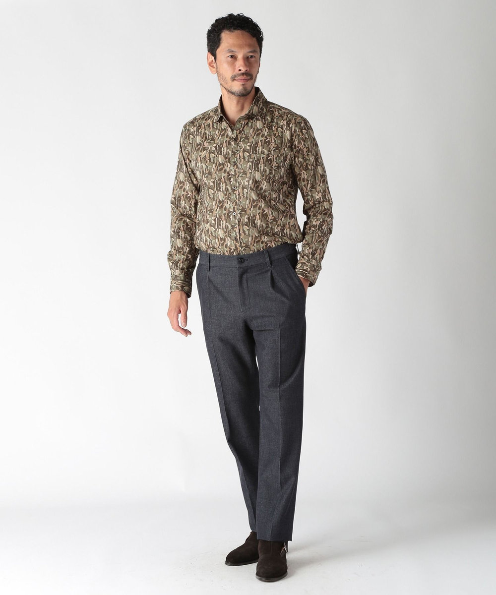 MEN'S BIGI TRストレッチクリースパンツ ネイビー