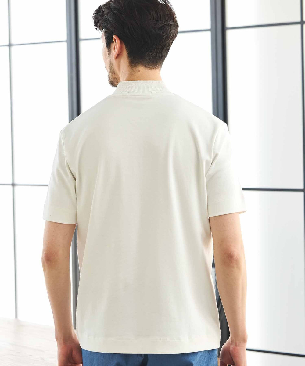 UNION STATION シルケットスムースVネックテーラーTシャツ ホワイト