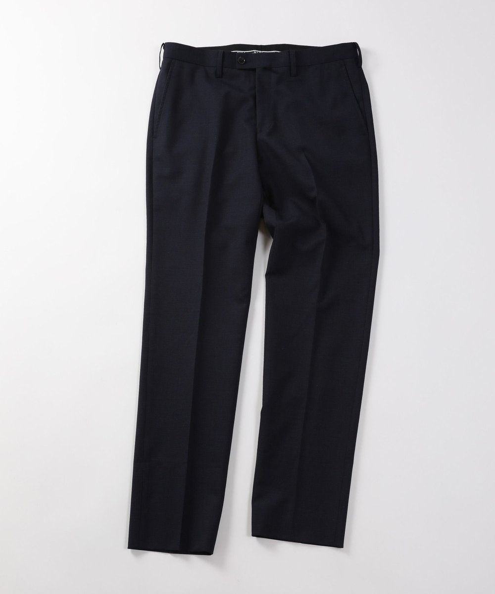 MEN'S BIGI ドビー柄スリムフィットスーツセットアップ ネイビー