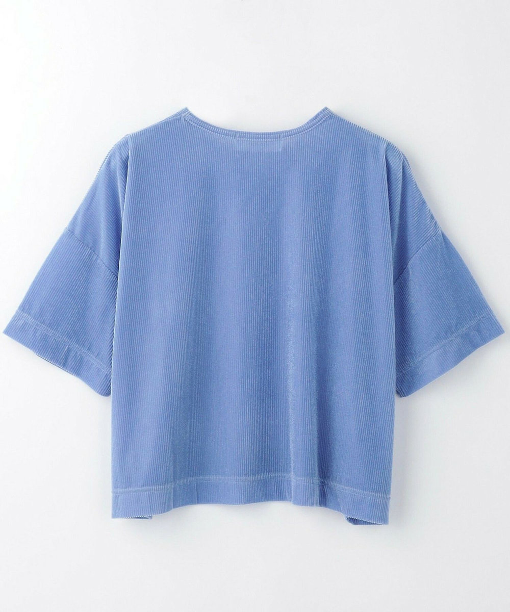 feerique feerique リヨセルパイルビッグTシャツ サックスブルー