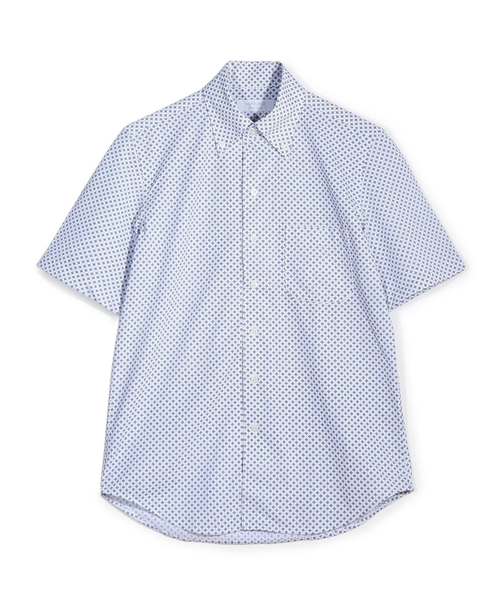 MEN'S BIGI 【ACTIVE TAILOR】 コットンドレスハーフスリーブシャツ ホワイト