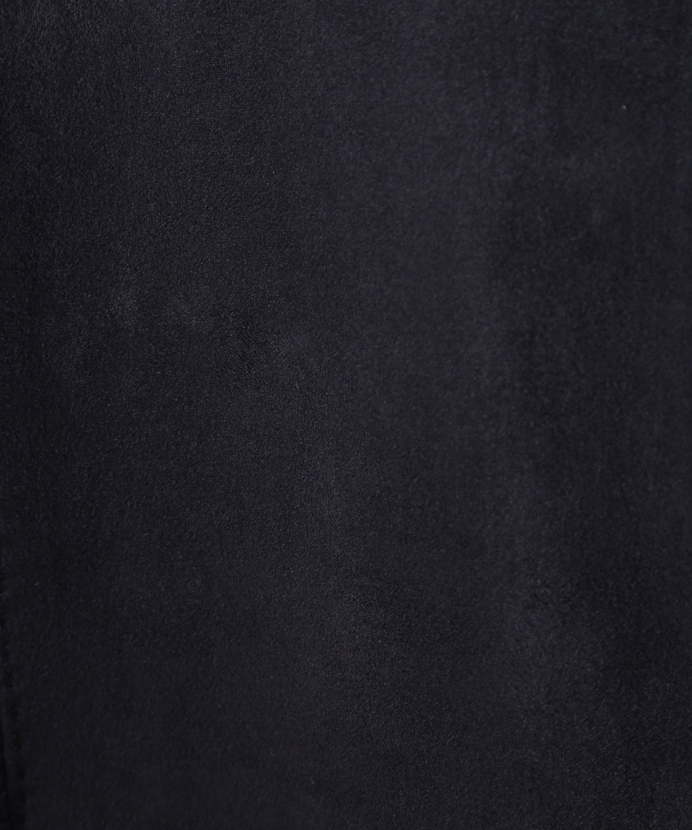 MEN'S BIGI フェイクスエードストレッチダンボールジャケット ネイビー