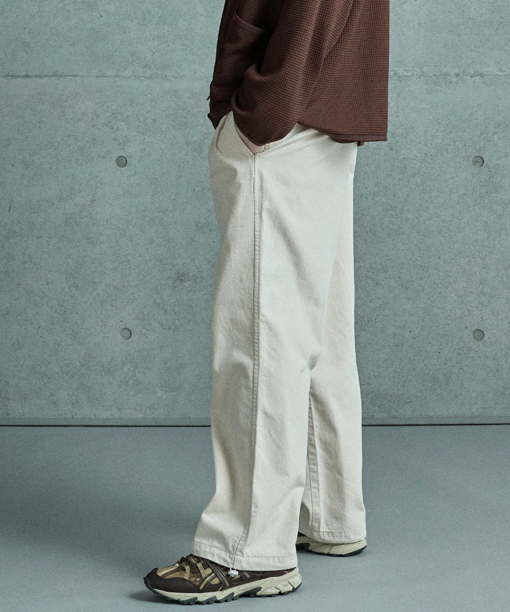 MEN'S BIGI スピンドルイージーパンツ ホワイト