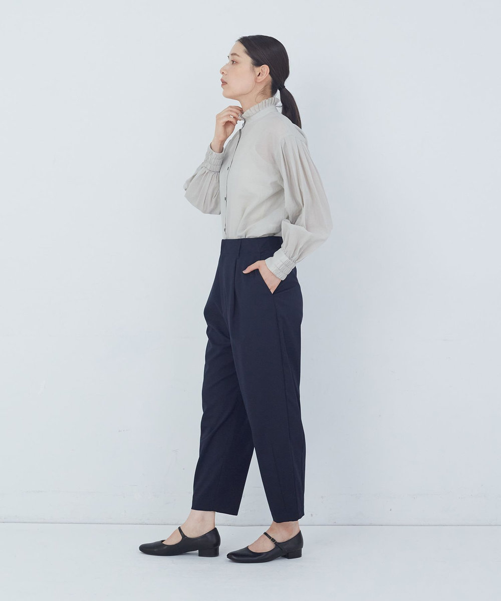 ADIEU TRISTESSE ギャバジンパンツ ネイビー