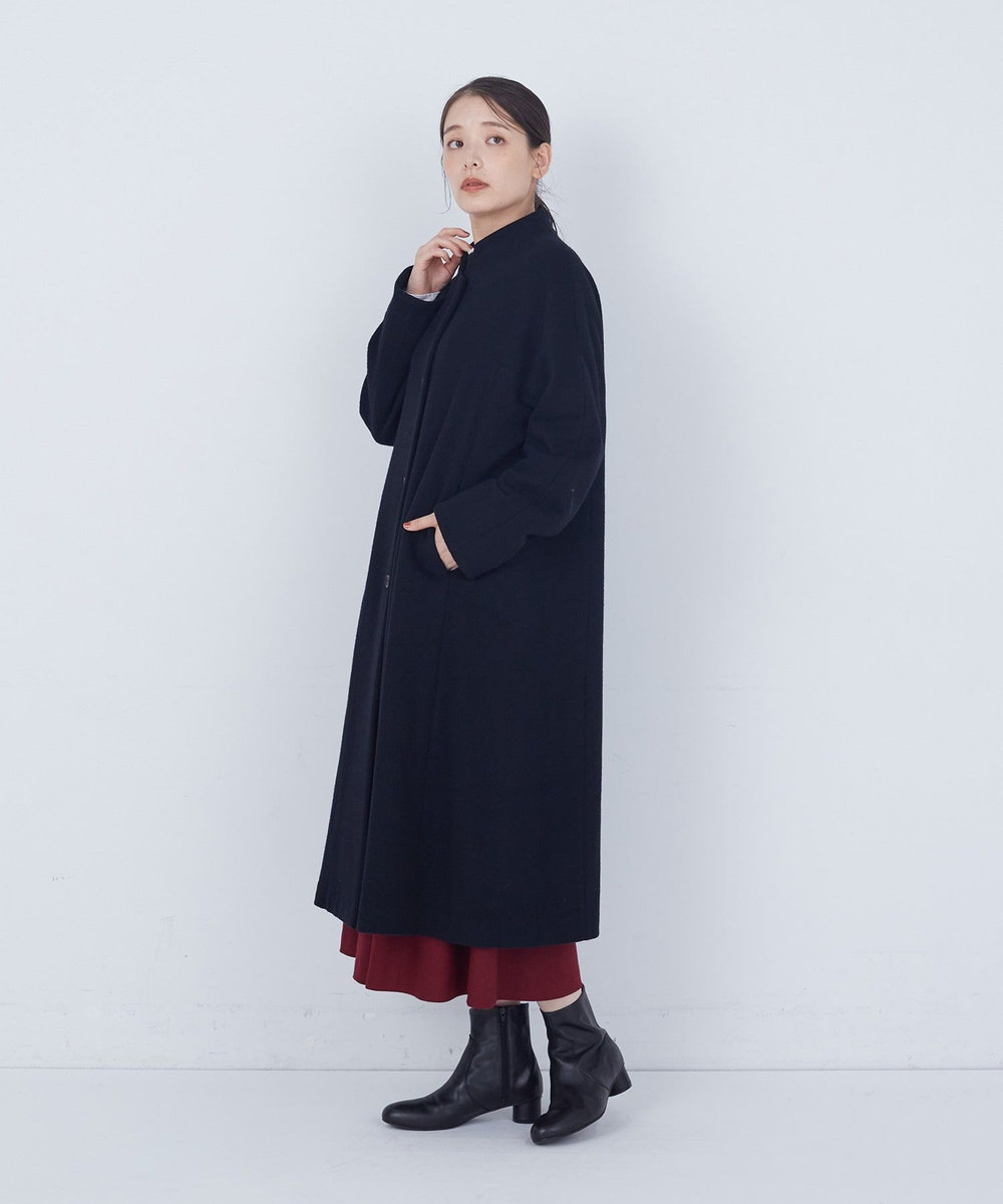 ADIEU TRISTESSE ウールビーバーロングコート ブラック