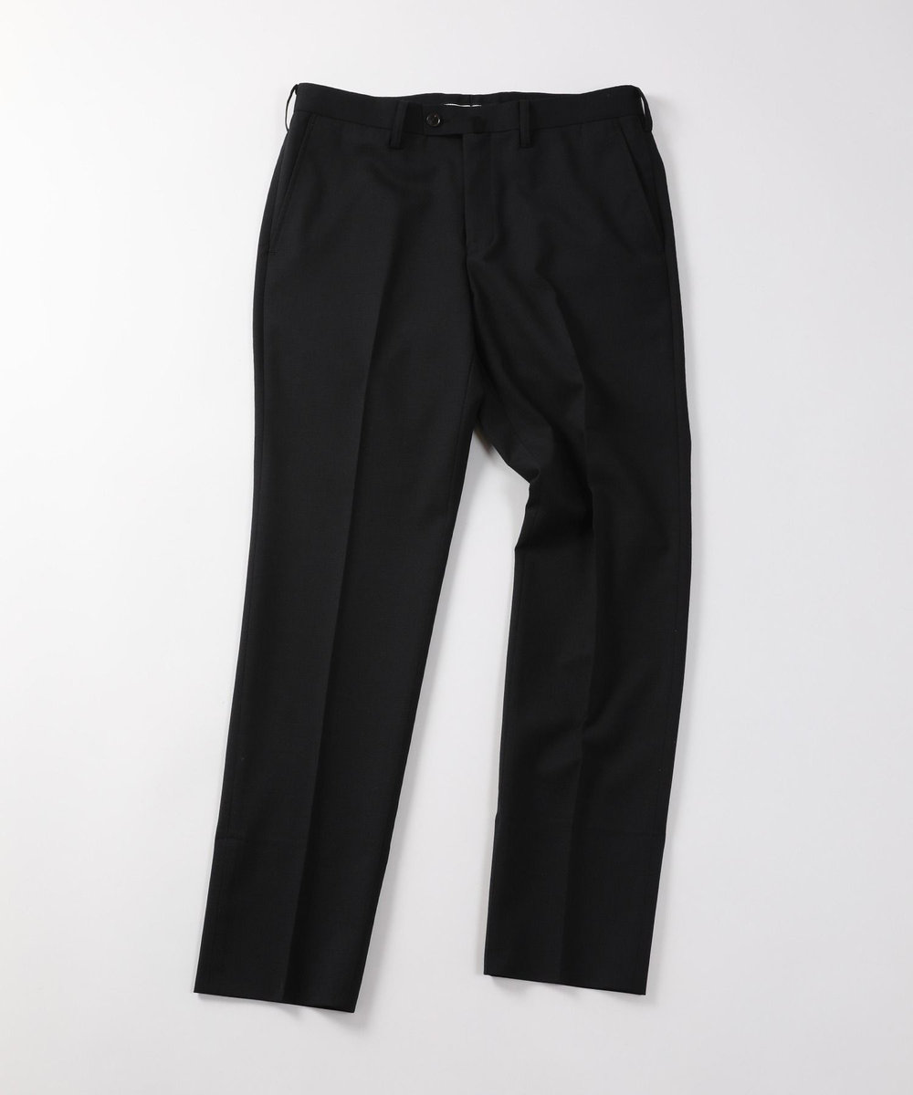 MEN'S BIGI ドビー柄スリムフィットスーツセットアップ ブラック