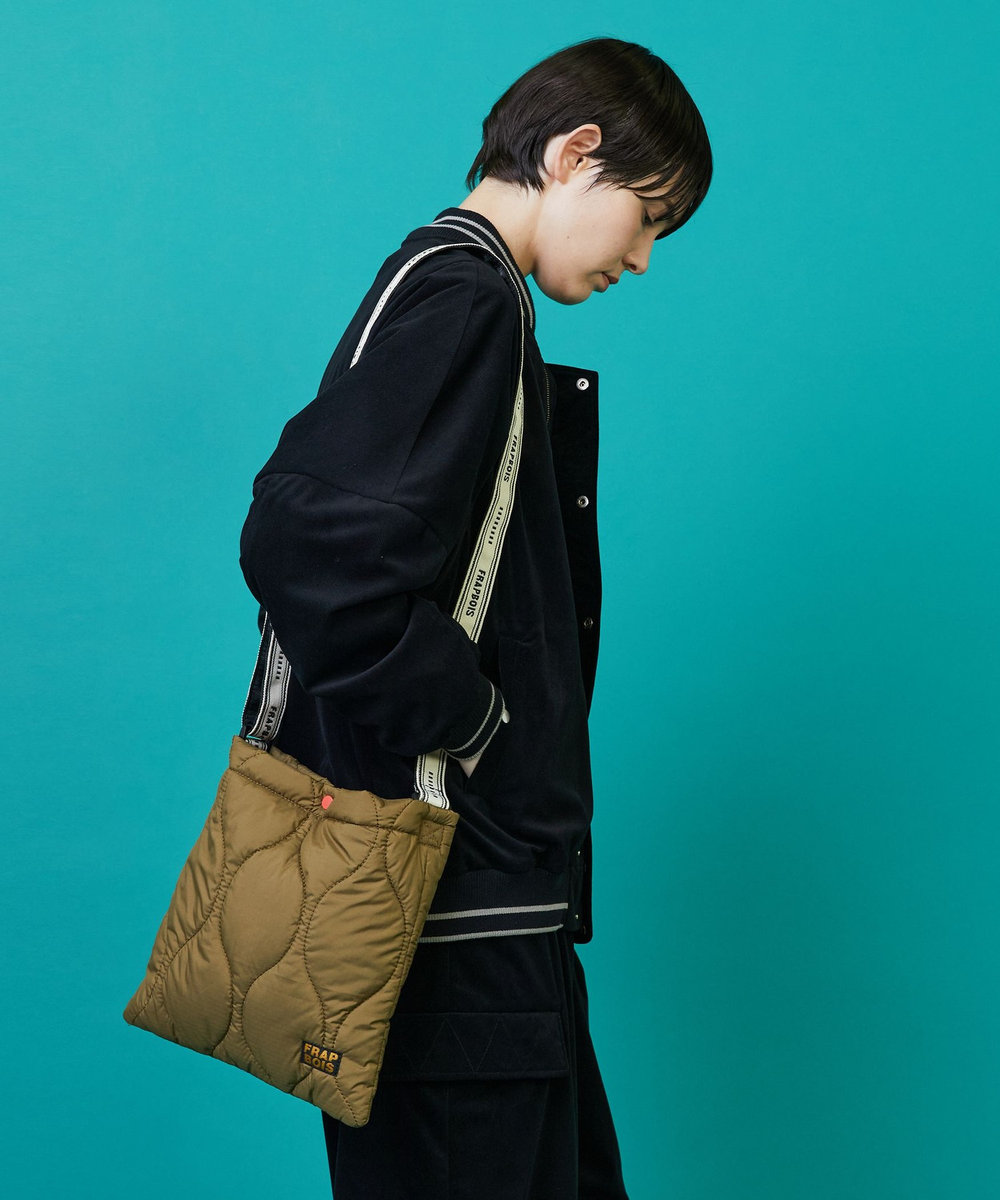 FRAPBOIS キルティングBAG カーキ