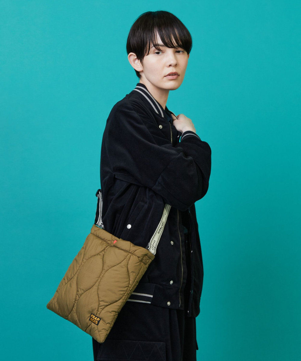 FRAPBOIS キルティングBAG カーキ