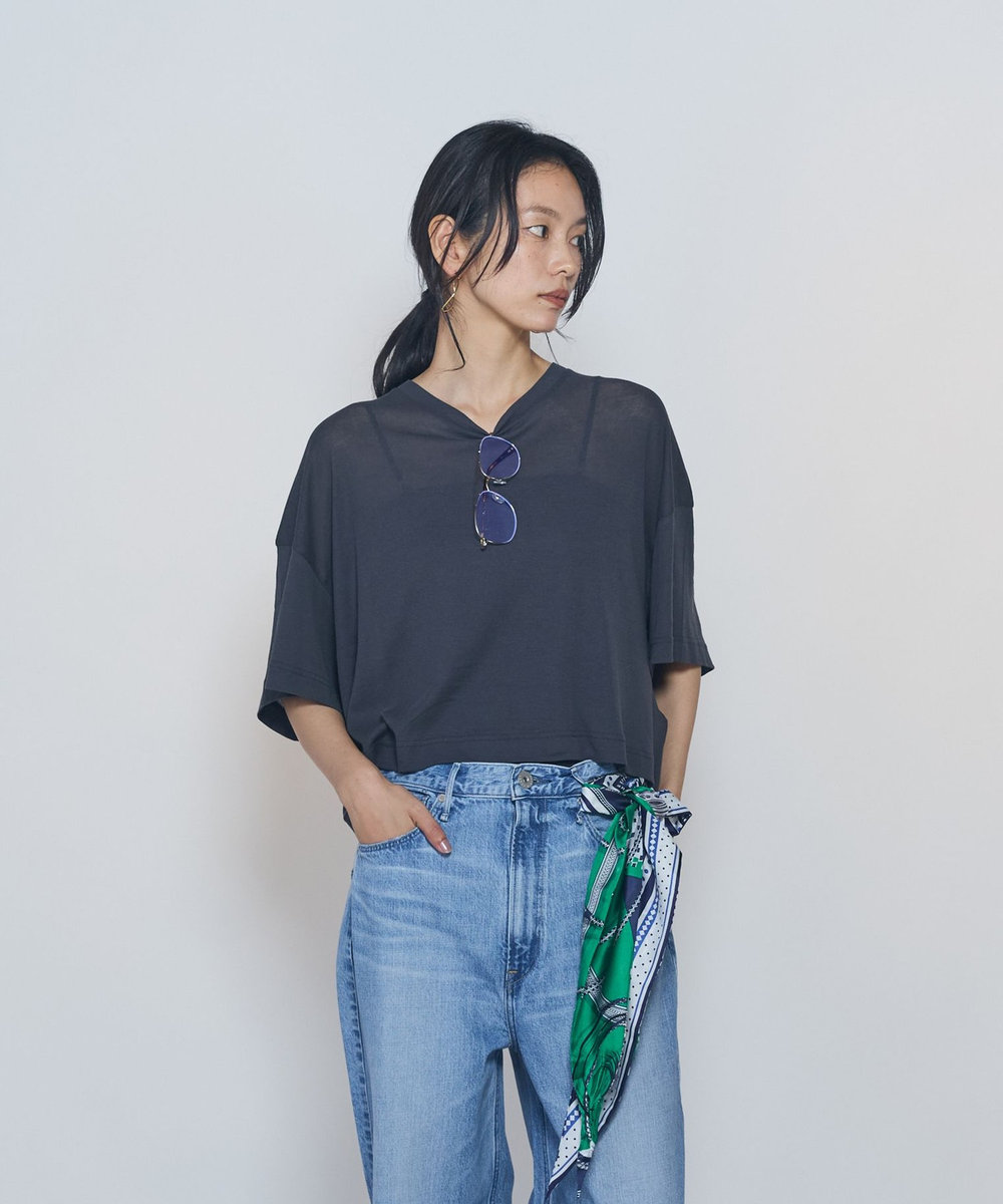 1er Arrondissement ＜upper hights / アッパーハイツ＞"SHORELINE WIDE TEE"カットソー ホワイト