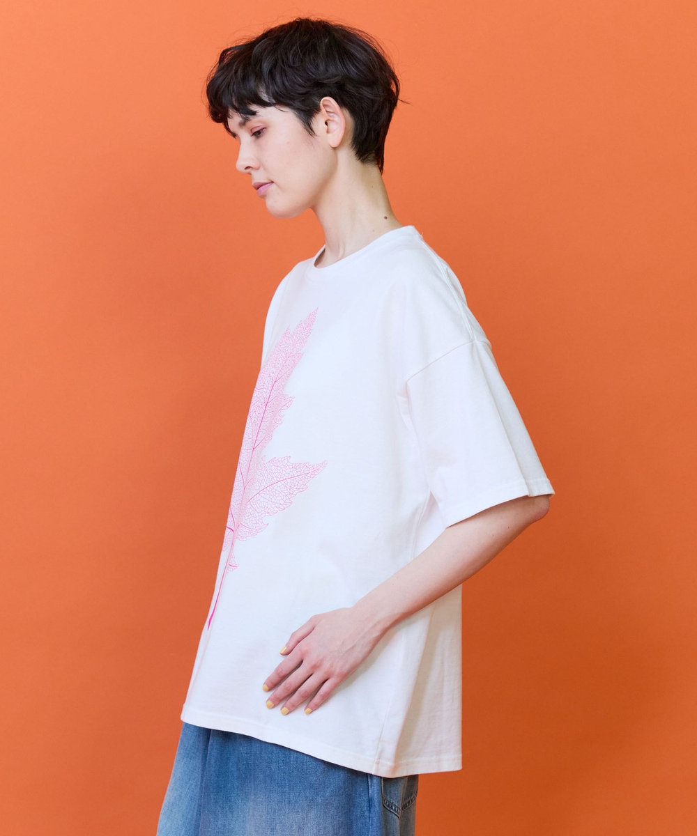 FRAPBOIS メープルTシャツ ホワイト