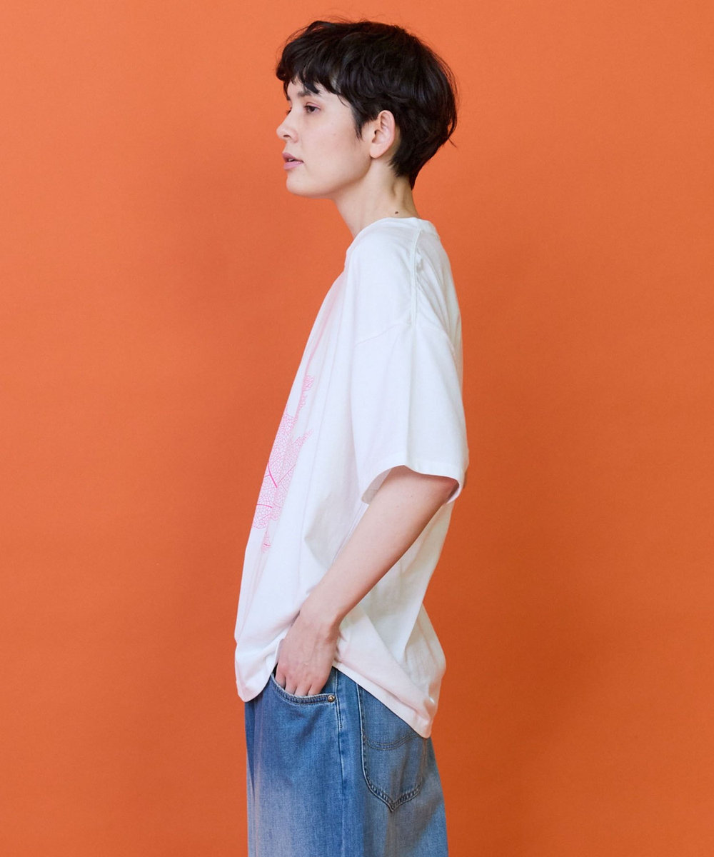 FRAPBOIS メープルTシャツ ホワイト