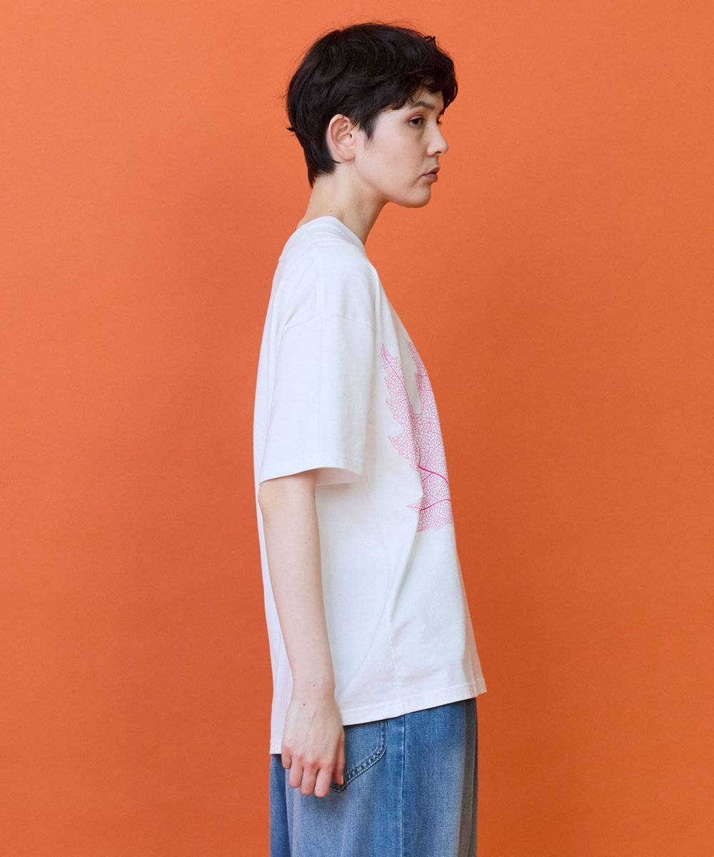 FRAPBOIS メープルTシャツ ホワイト