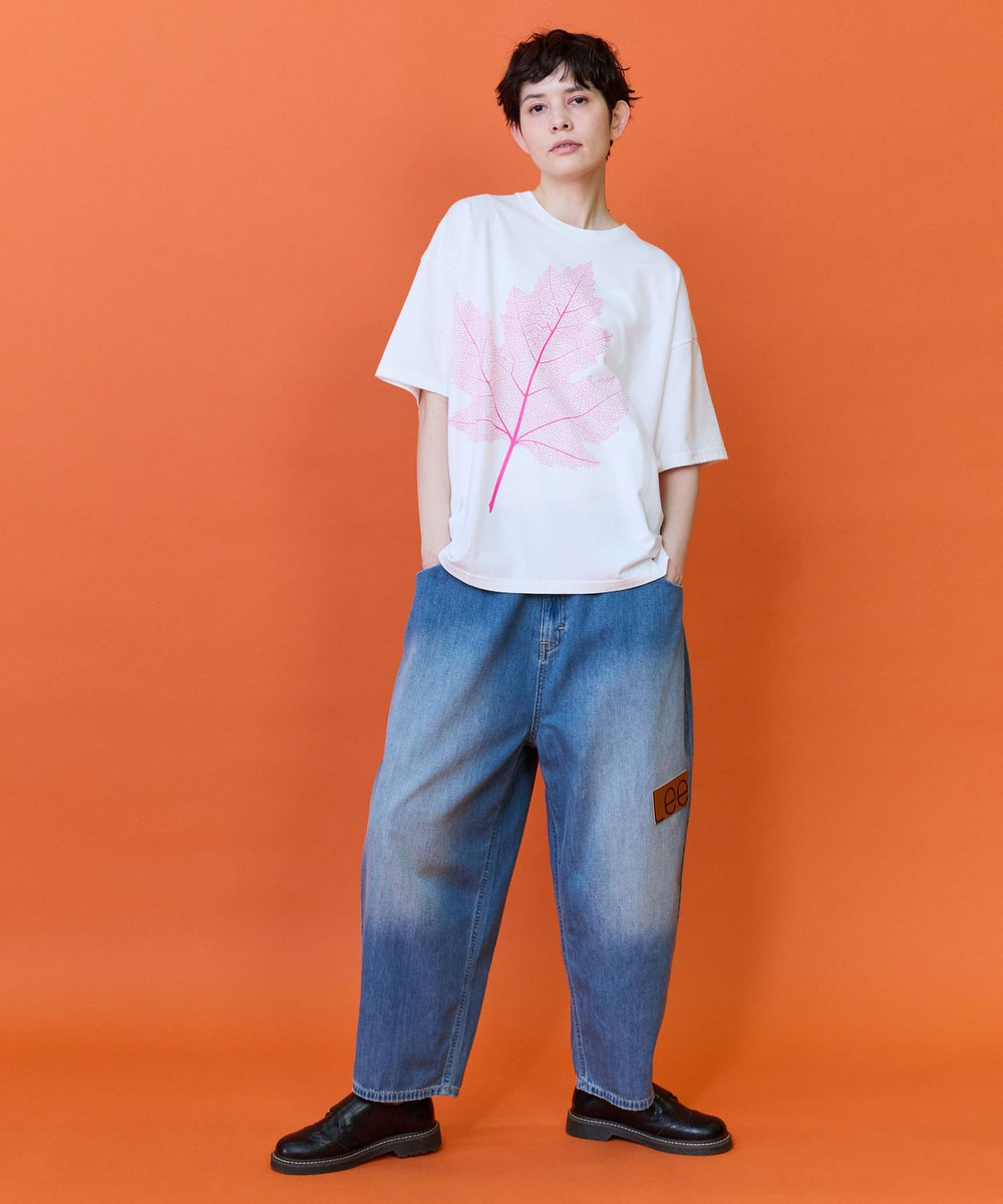 FRAPBOIS メープルTシャツ ホワイト