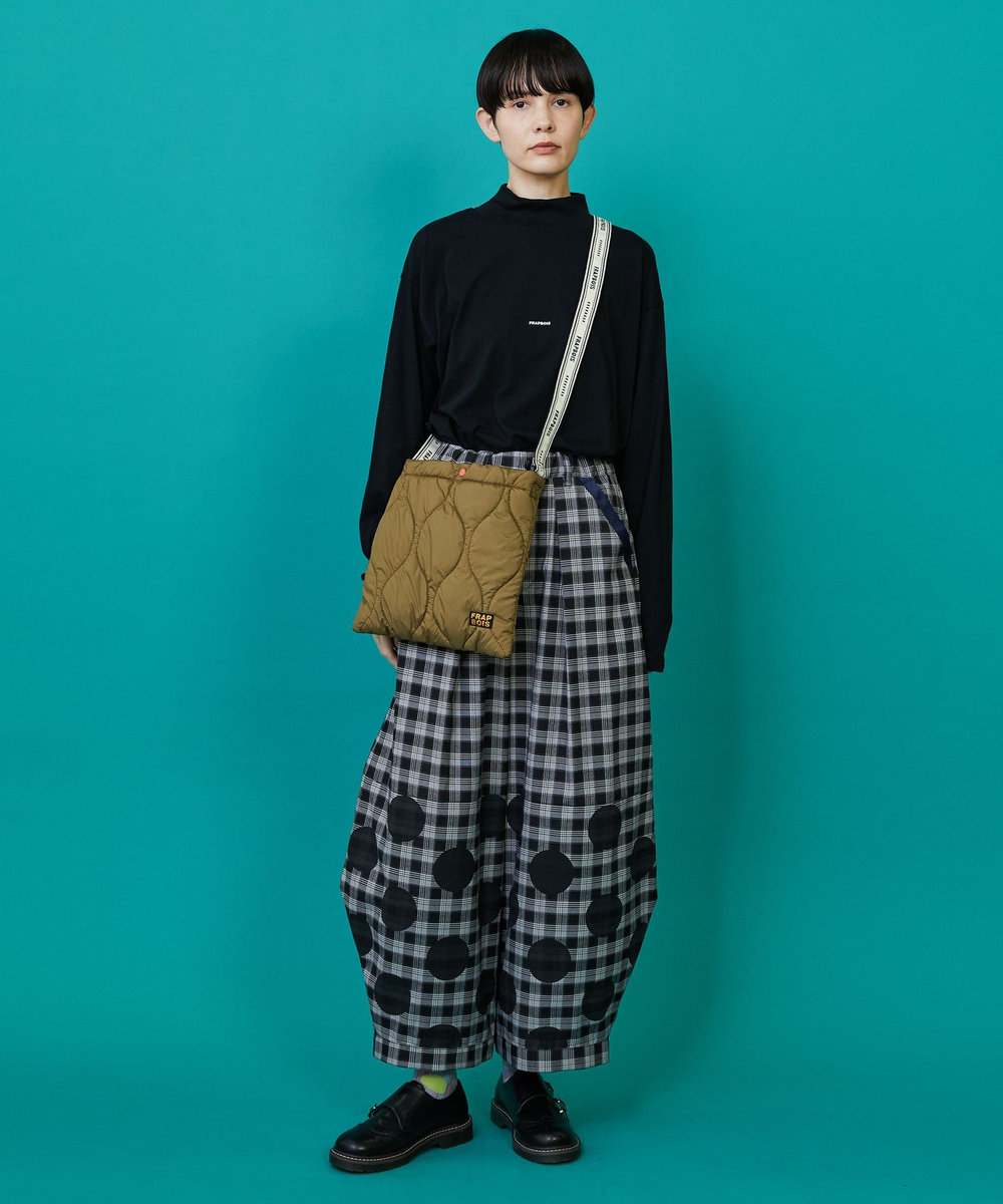 FRAPBOIS キルティングBAG カーキ
