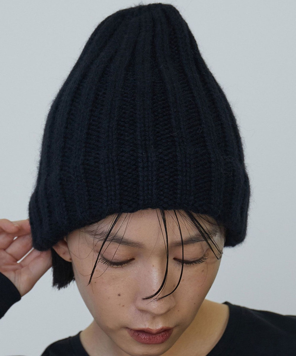 1er Arrondissement ＜KIJIMA TAKAYUKI (キジマ タカユキ)＞アルパカウールビーニー ブラック