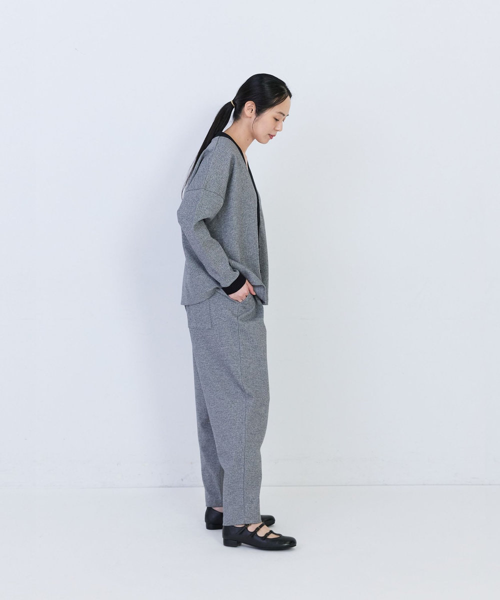 congés payés ADIEU TRISTESSE コットンポンチタックパンツ グレー系その他