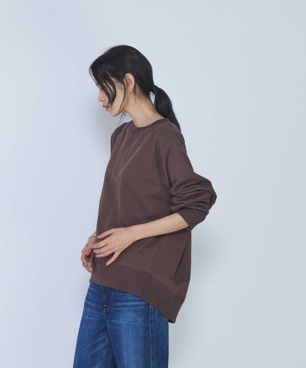 1er Arrondissement 【WEB限定カラーあり】＜SOLto (ソルト)＞レースアップスウェット ブラウン