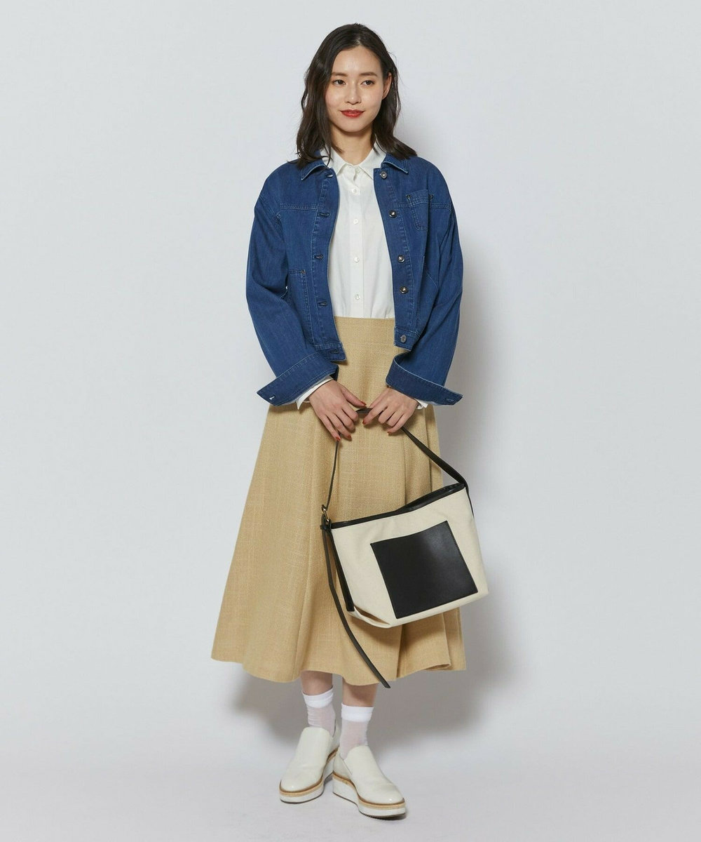 L'EQUIPE Lサイズ（大きいサイズ） 【大きいサイズ】7ozストレッチデニムジャケット ブルー