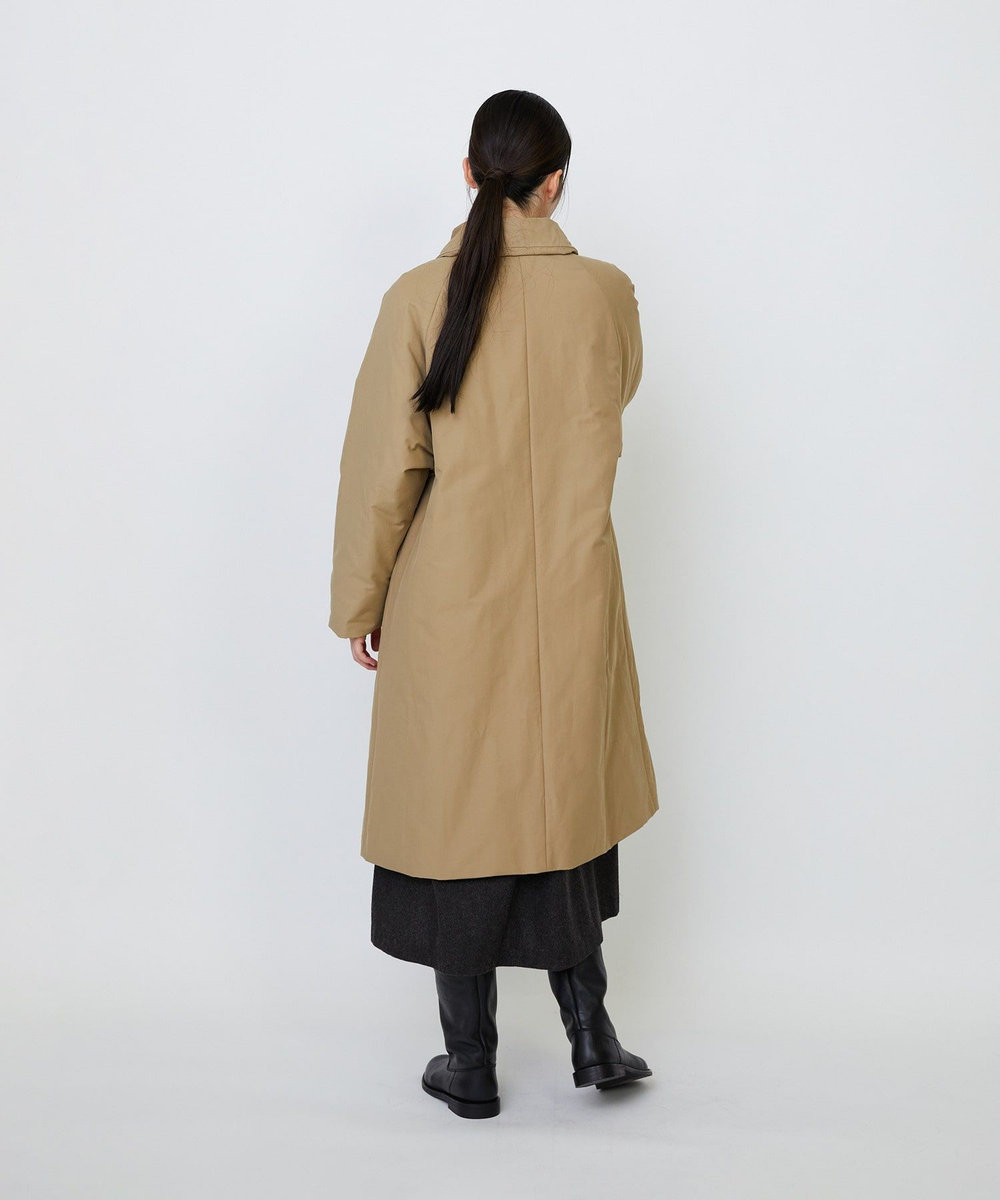 LOISIR リサイクルダウンステンカラーコート ベージュ